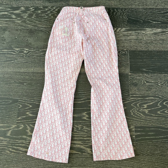 Auth Rare Y2K DIOR Monogram Pants